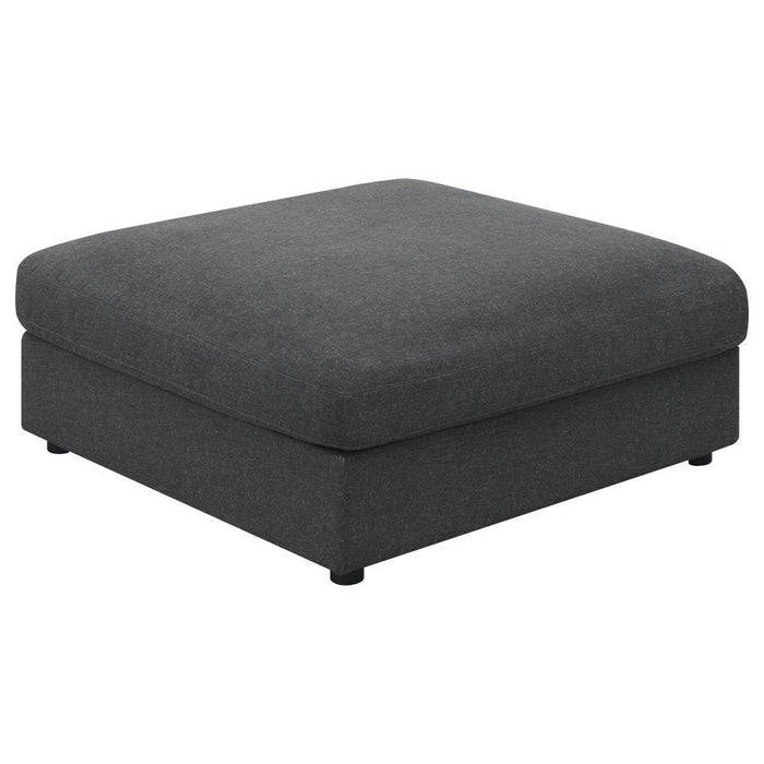 Serene - Upholstered Rectangular Ottoman - Simple Home Plus