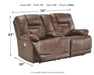 Wurstrow - Power Reclining Loveseat - Simple Home Plus