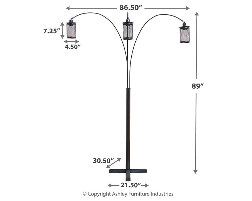 Maovesa - Bronze - Metal Arc Lamp - Simple Home Plus