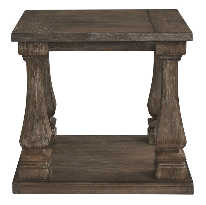 Johnelle - Gray - Rectangular End Table - Simple Home Plus