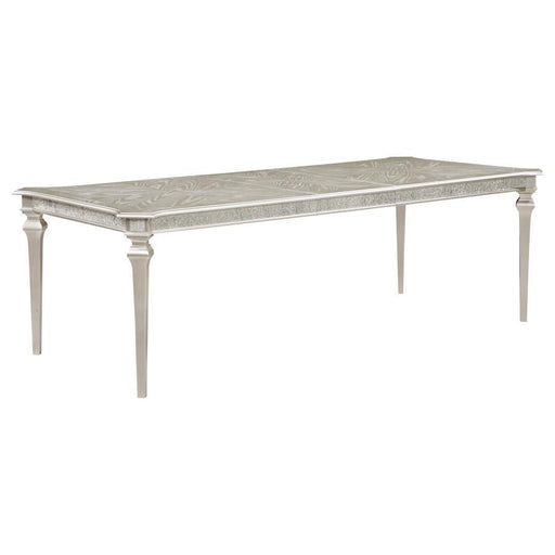 Evangeline - Rectangular Dining Table With Extension Leaf - Silver Oak - Simple Home Plus