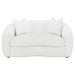 Isabella - Upholstered Tight Back Loveseat - White - Simple Home Plus