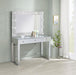 Umbridge - 3-Drawer Vanity With Lighting - Chrome And White - Simple Home Plus