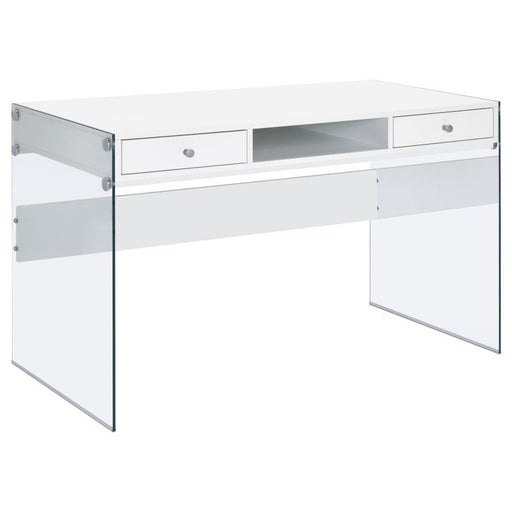 Dobrev - 2-Drawer Writing Desk - Simple Home Plus