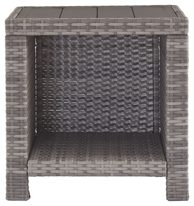 Salem - Gray - Square End Table - Simple Home Plus