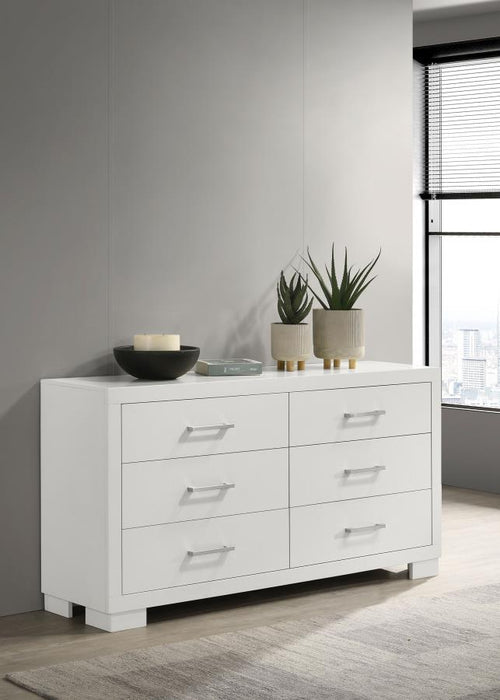 Jessica - 6-drawer Dresser - Simple Home Plus