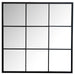 Quetzal - Square Window Pane Wall Mirror - Black - Simple Home Plus