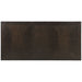 Caterina - Dining Table With X Leaf - Dark Walnut / Beige - Simple Home Plus