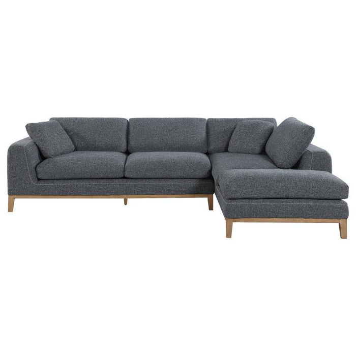 Persia - 2 Piece Modular Sectional - Gray - Simple Home Plus