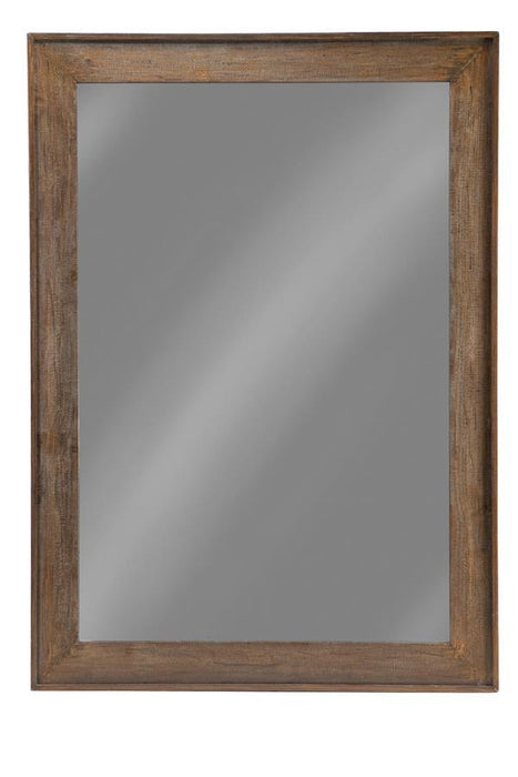 Odafin - Rectangle Floor Mirror - Distressed Brown - Simple Home Plus