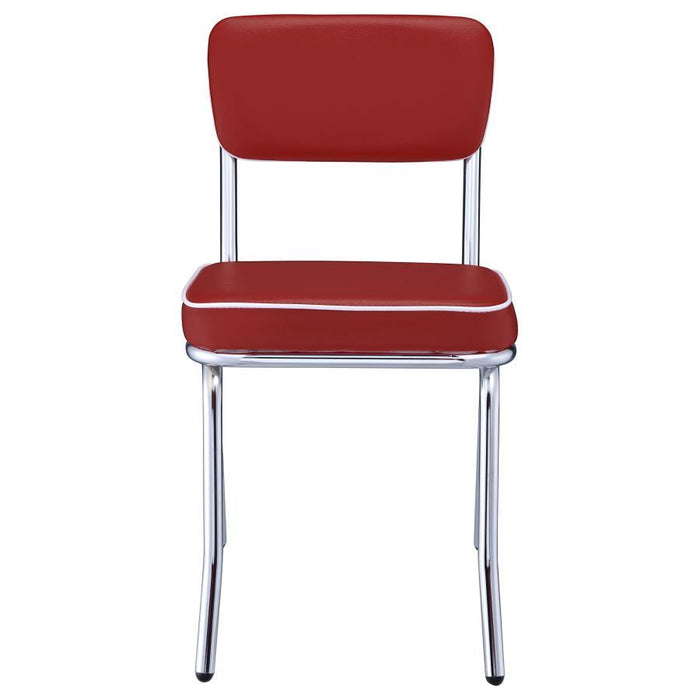 Retro - Open Back Side Chairs (Set of 2) - Simple Home Plus