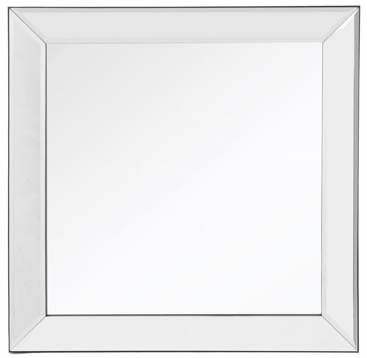 Square Accent Glass Mirror - Clear