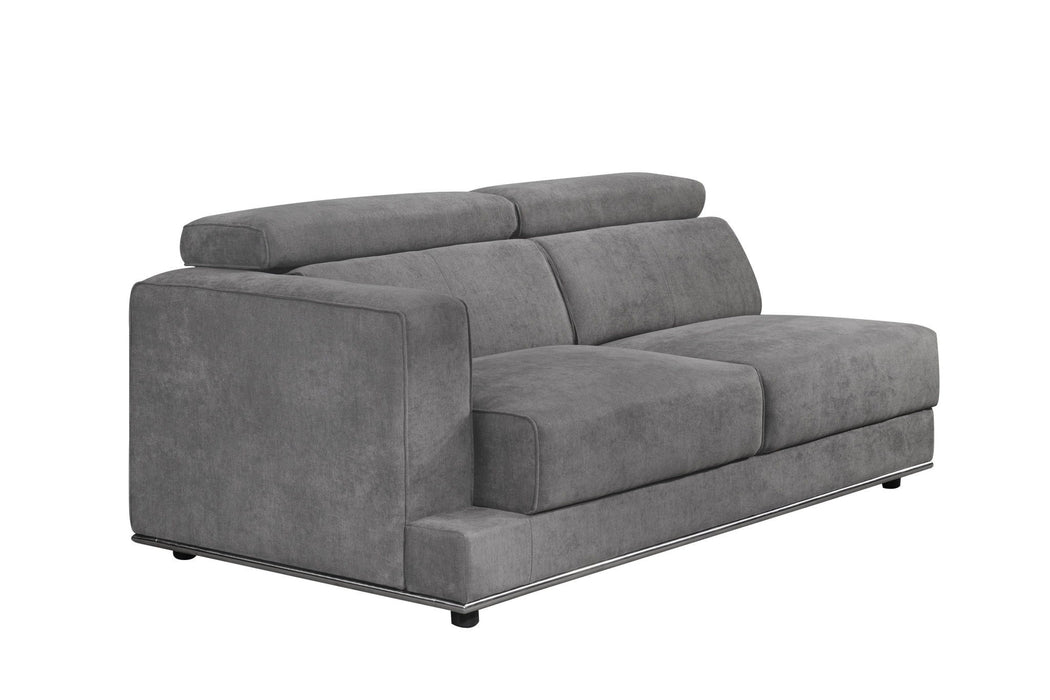 Black Legs Sofa - Dark Gray