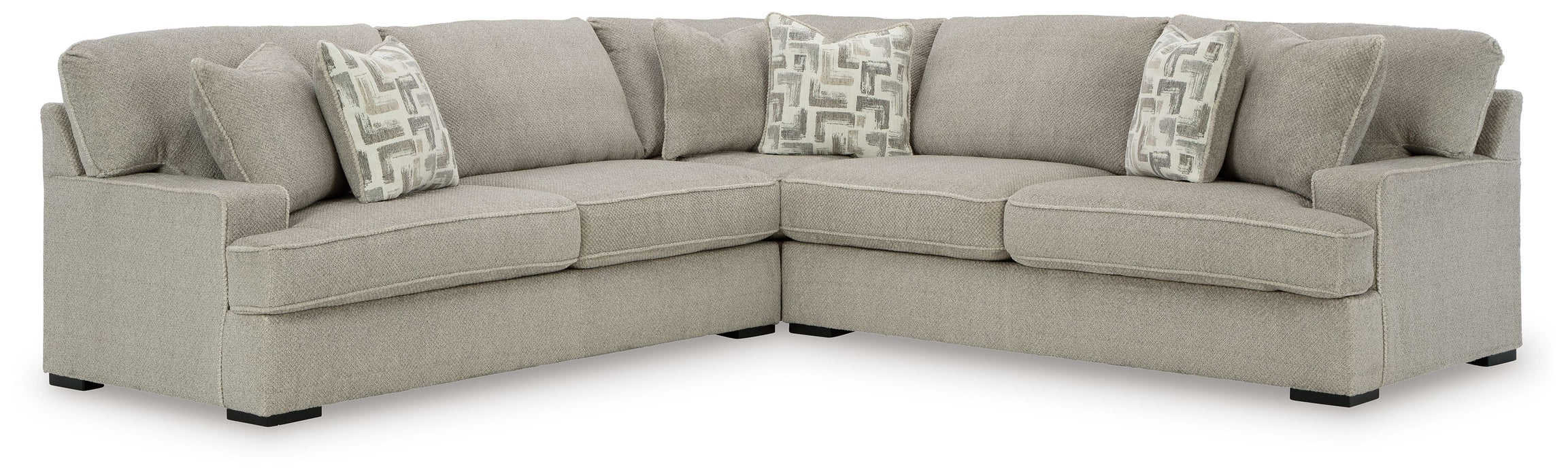 Lelandwood - Sisal - 3-Piece Sectional