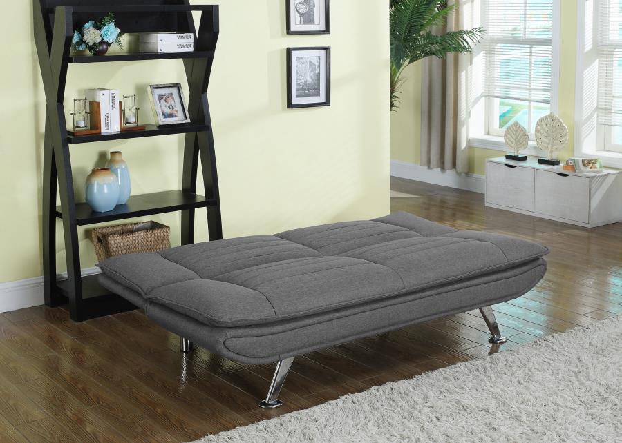 Julian - Upholstered Sofa Bed With Pillow-Top Seating - Gray - Simple Home Plus