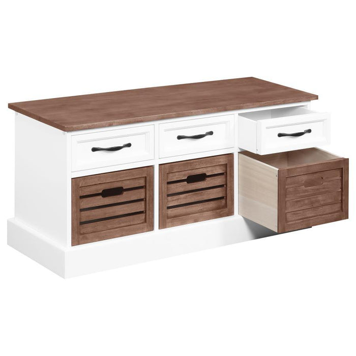 Alma - 3-drawer Storage Bench - Simple Home Plus