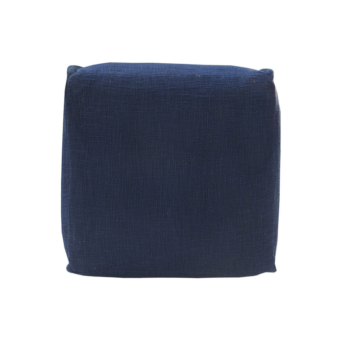 Ottoman Cotton Square - Blue