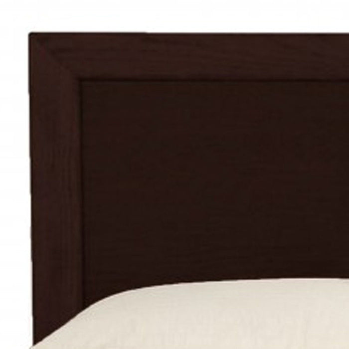 Queen Platform Bed Wood - Espresso