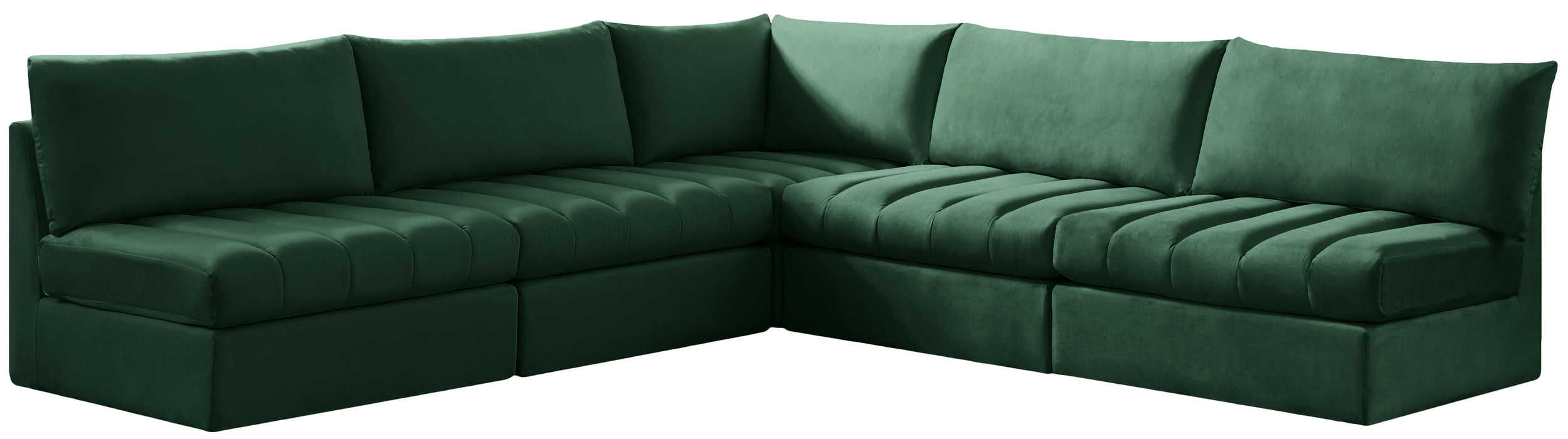 Jacob - Modular Sectional 5 Piece - Green