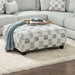 Pelham - Ottoman - Stripe Multi - Simple Home Plus