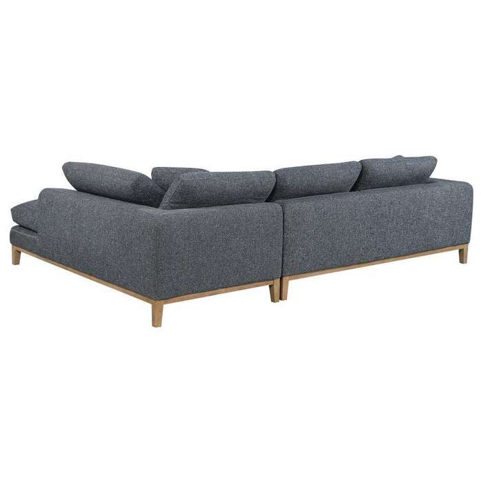 Persia - 2 Piece Modular Sectional - Gray - Simple Home Plus