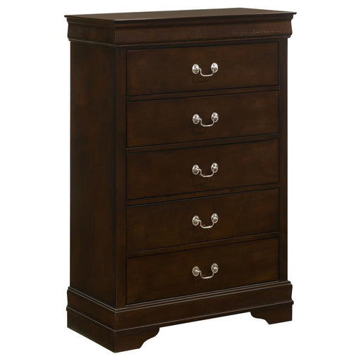 Louis Philippe - Five-drawer Chest - Simple Home Plus