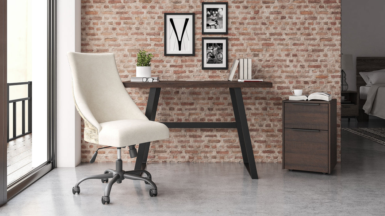 Camiburg - Warm Brown - Home Office Small Desk - Simple Home Plus