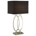 Izuku - Rectangular Shade Table Lamp - Black And Brushed Nickel - Simple Home Plus