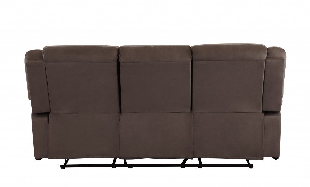 Contemporary Fabric Sofa - Brown