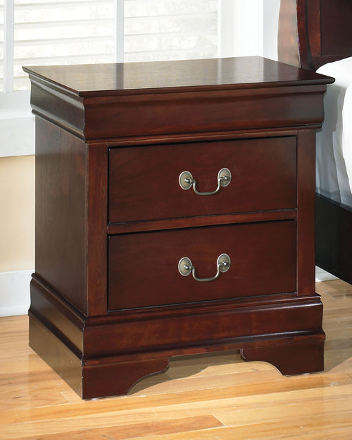 Alisdair - Reddish Brown - Two Drawer Night Stand - Simple Home Plus