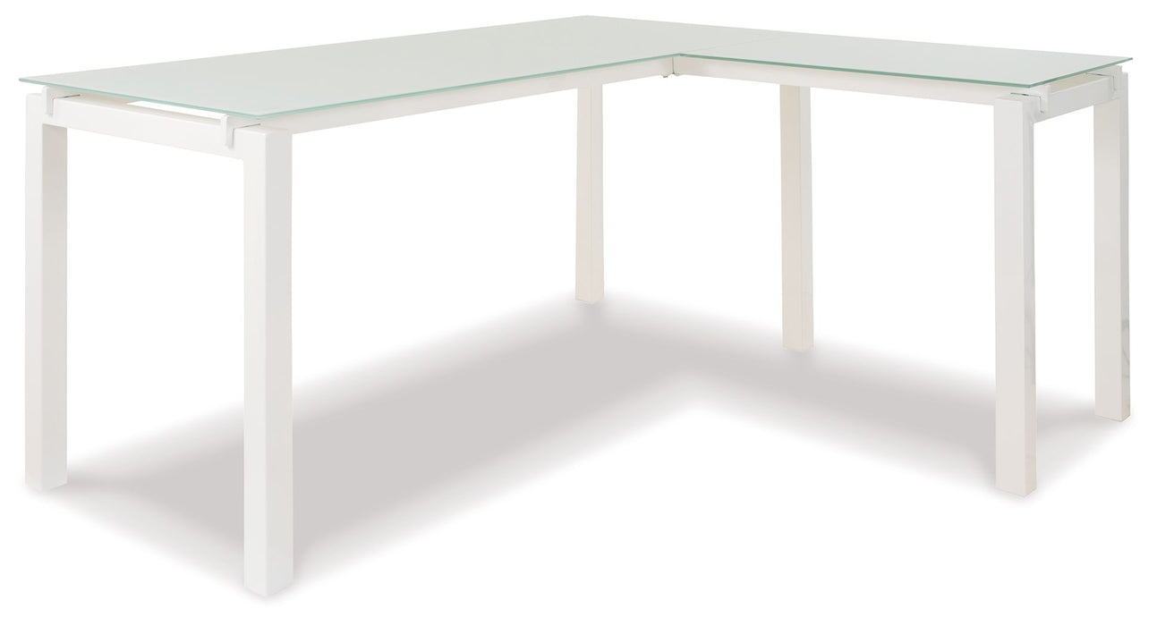 Baraga - White - L-desk - Simple Home Plus