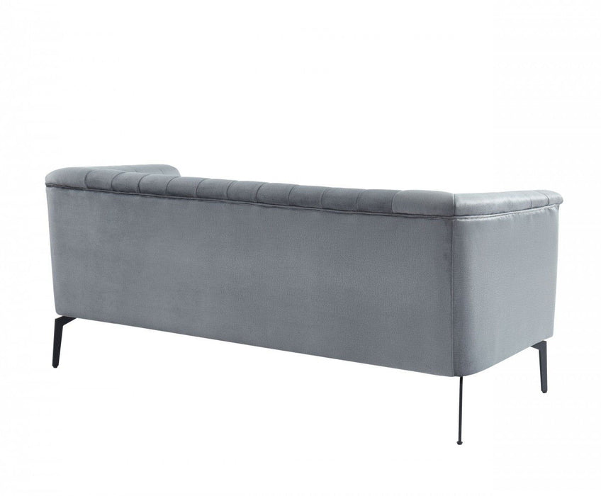 Sofa - Gray / Silver