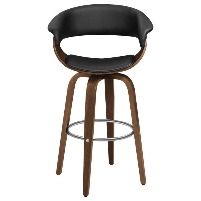 Zion - Upholstered Swivel Bar Stool - Simple Home Plus