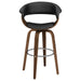 Zion - Upholstered Swivel Bar Stool - Simple Home Plus