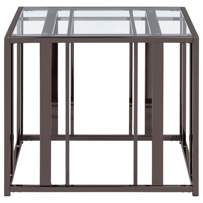 Adri - Metal Frame End Table - Simple Home Plus