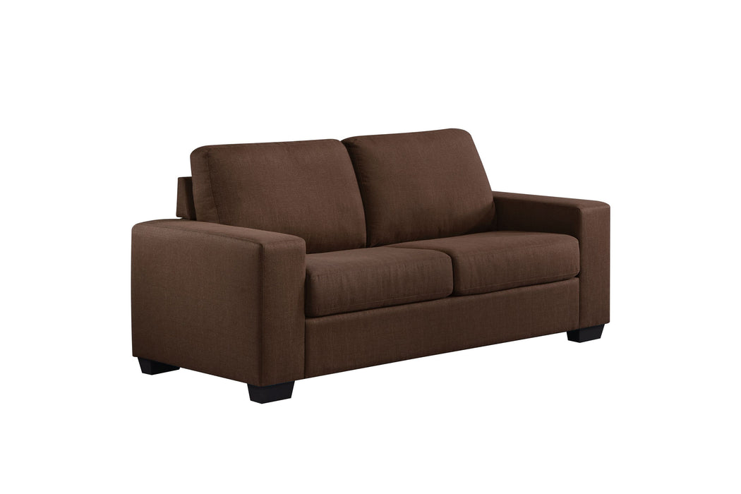 Black Legs Sofa - Brown