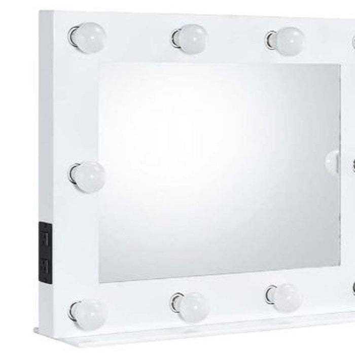 26" Accent Mirror - White