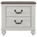 Stillwood - 2-Drawer Nightstand - Vintage Linen - Simple Home Plus