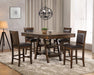 Dewey - 5 Piece Rectangular Dining Set - Brown And Walnut - Simple Home Plus