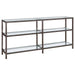 Kate - 2-Tier Bookcase - Black Nickel - Simple Home Plus