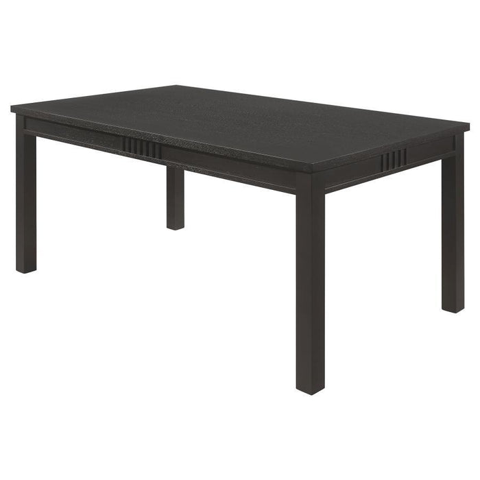 Marbrisa - Rectangular Dining Table - Matte Black - Simple Home Plus