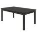 Marbrisa - Rectangular Dining Table - Matte Black - Simple Home Plus