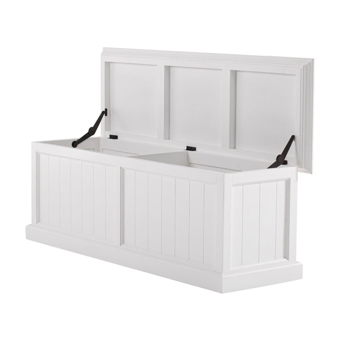 Solid Wood Chest - White