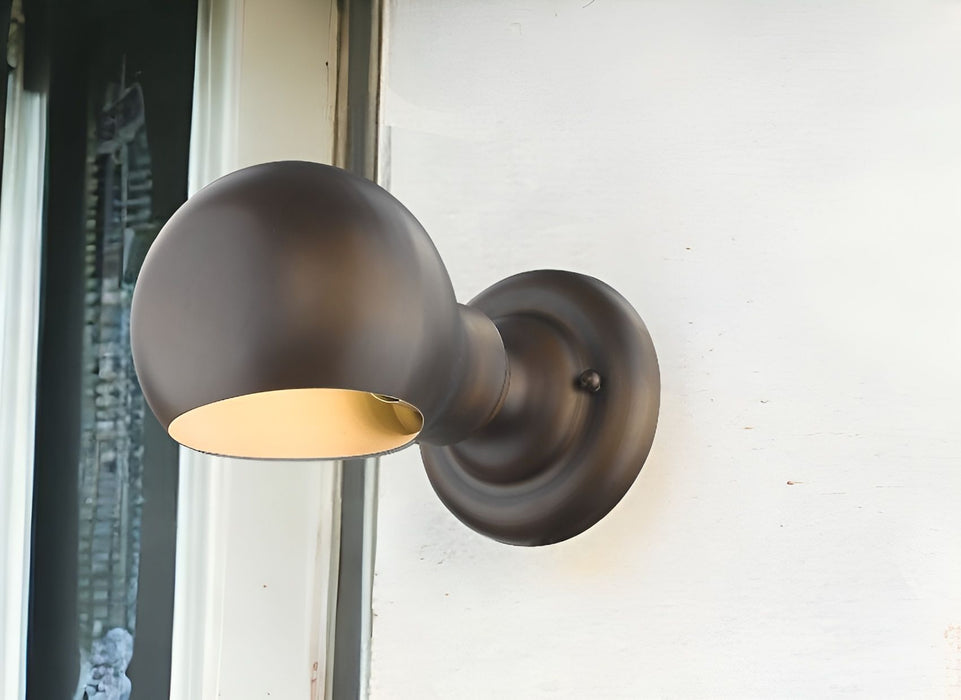 Rounded Wall Sconce - Antique Bronze