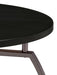 Dacre - Round End Table - Dark Gray And Black Nickel - Simple Home Plus