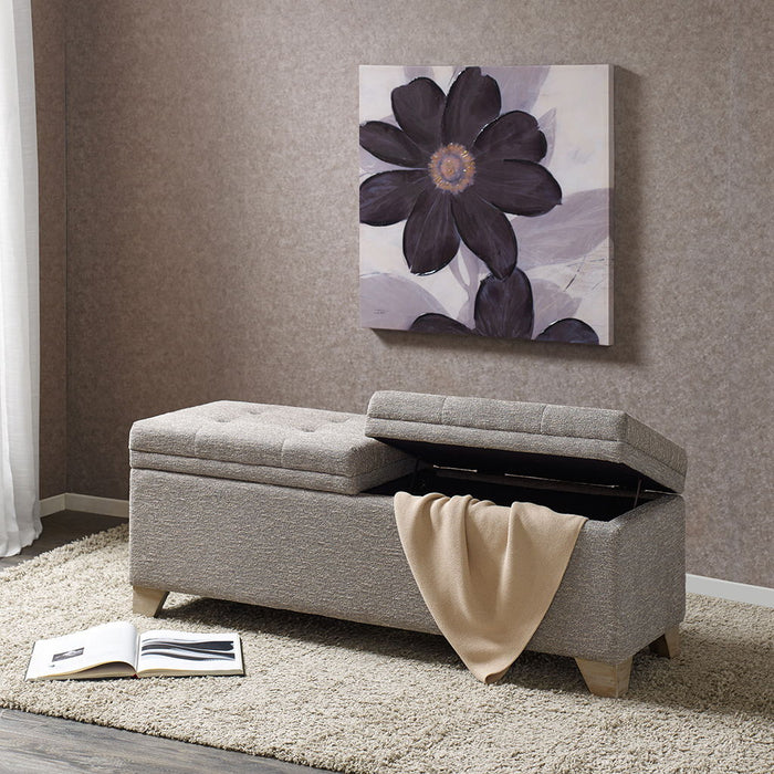 Ashcroft - Storage Bench - Gray Multi