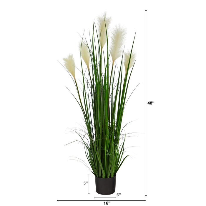 4' Plum Grass Artificial Plant