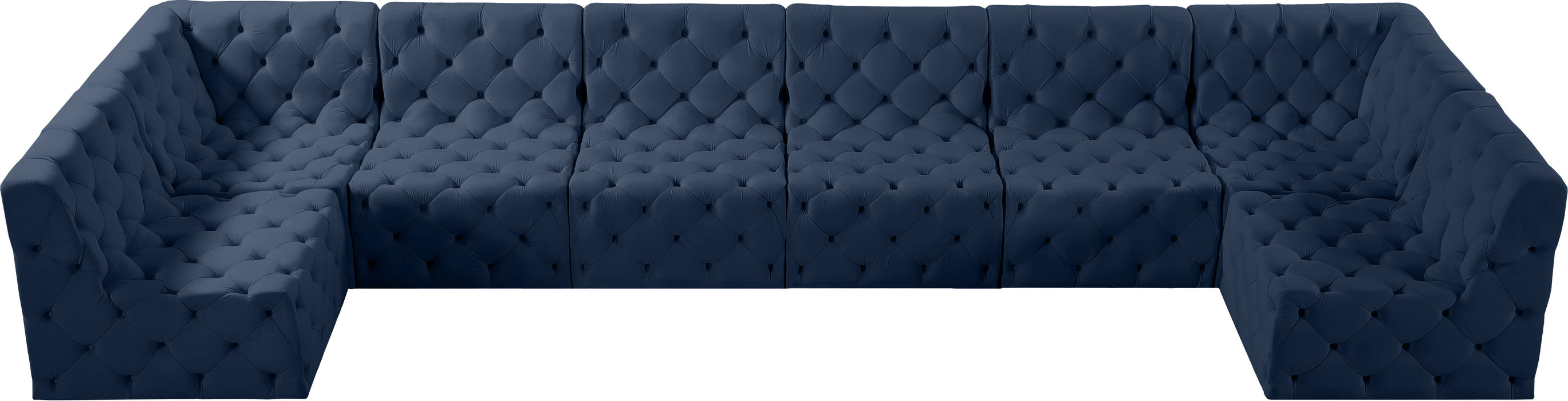 Tuft - Modular Sectional 8 Piece - Navy - Modern & Contemporary