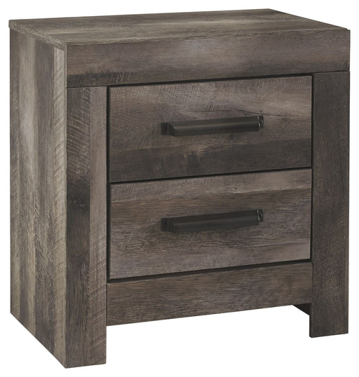 Wynnlow - Gray - Two Drawer Night Stand - Simple Home Plus