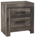 Wynnlow - Gray - Two Drawer Night Stand - Simple Home Plus